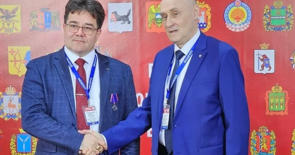 Награждение Вадима Твердохлеба